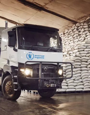 Renault Trucks K equipped for the World Food Program