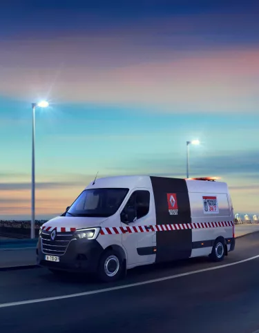 Pannenmobil von Renault Trucks im Einsatz