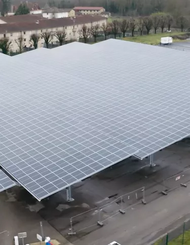 Renault Trucks Photovoltaic canopies Bourg-en-Bresse site