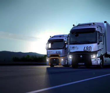 T und T High auf der Straße 