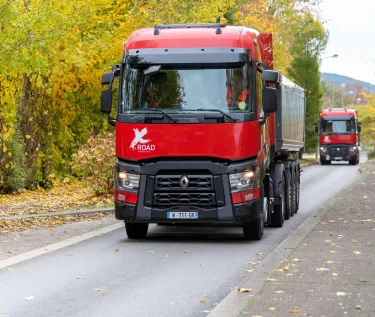 Renault Trucks T X-Road driving on a road